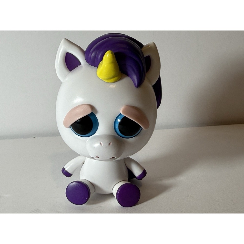 Feisty Pets Glenda Glitterpoop Unicorn 4" Vinyl Figure Face Changing Toy - Picture 2 of 9